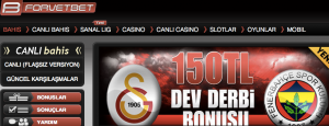 forvetbet derbi bonusu
