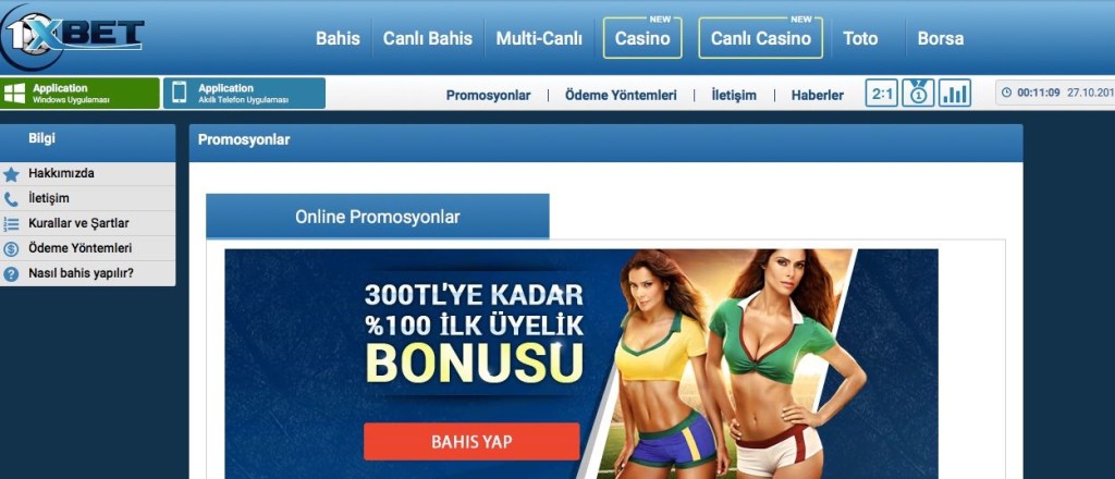 1xbet promosyon bonus