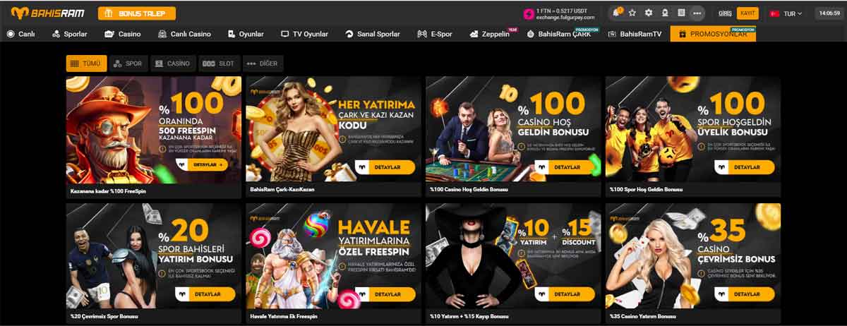 Bahisram Bonusları ve Promosyon Kodları