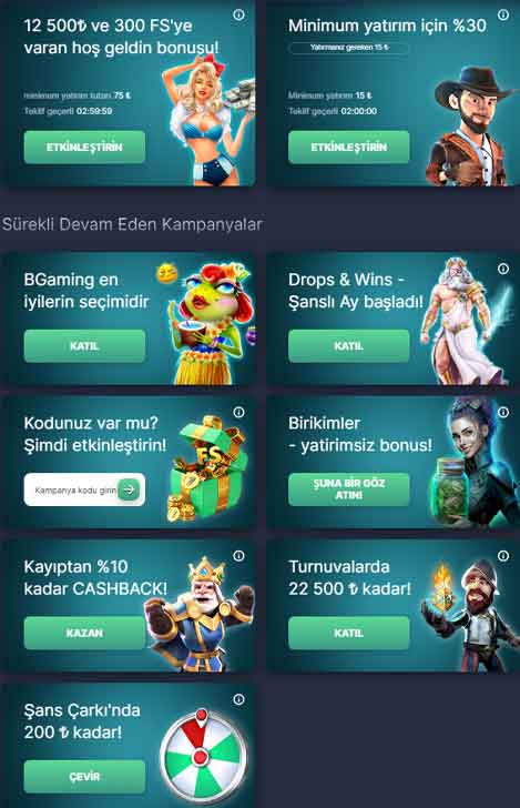 7Slots Bonusları