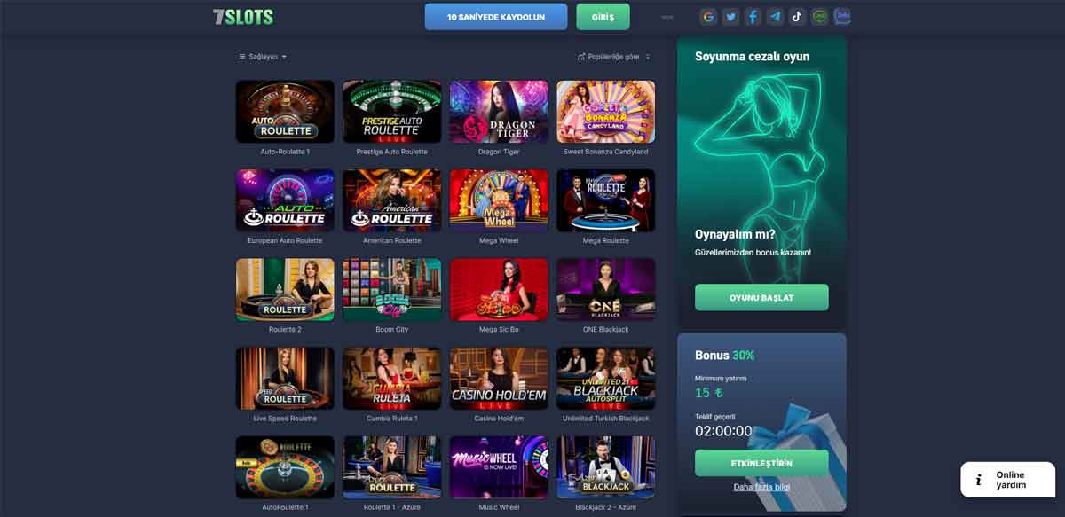 7Slots Genel Bakış
