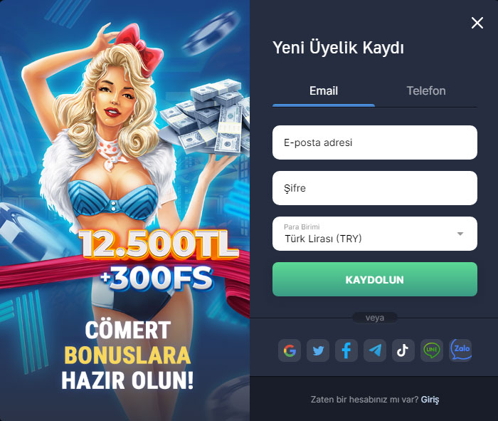 7Slots Üyelik